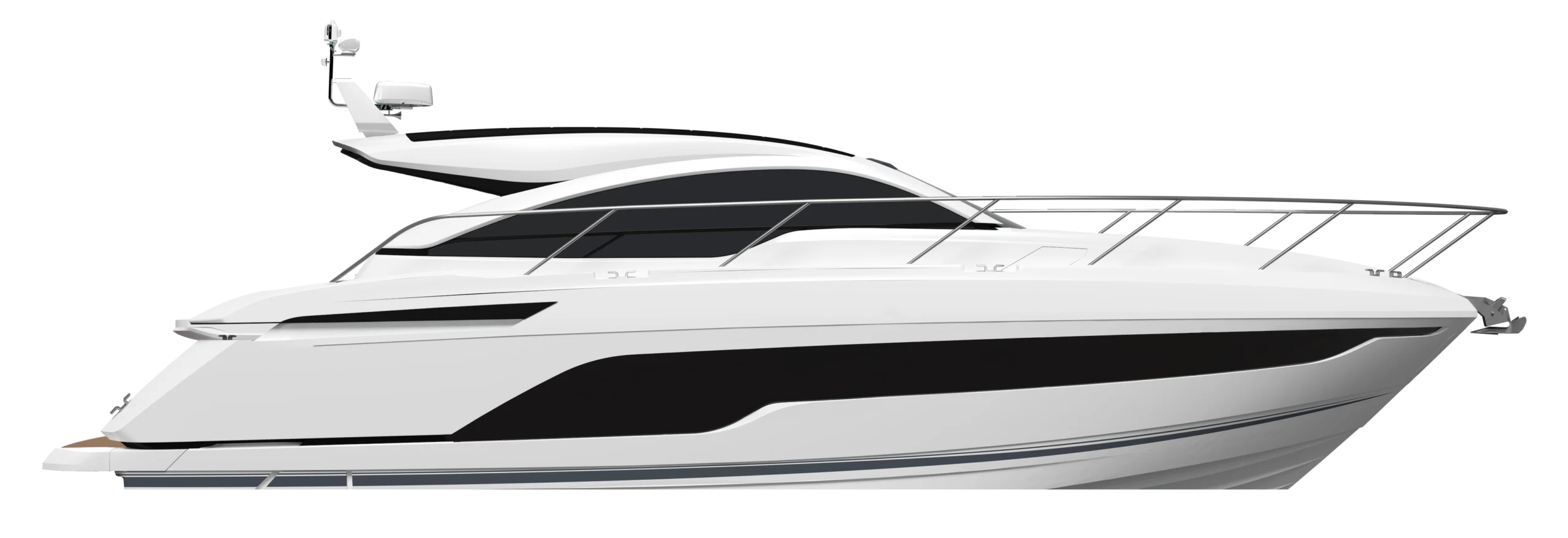 Targa 47 OPEN Side Profile Targa 50